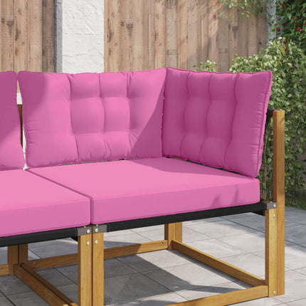 Buiten Bankkussen 2 Pcs Polyester Roze