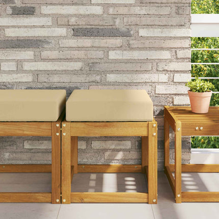 Buiten Zitkussen Groene Bladeren 40 X 40 X 8 Cm 100% Polyester