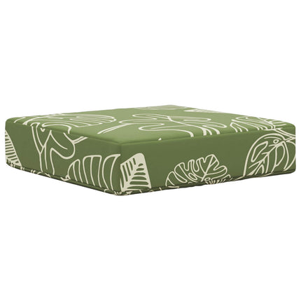 Buiten Zitkussen Groene Bladeren 40 X 40 X 8 Cm 100% Polyester