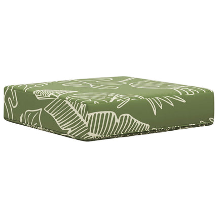 Buiten Zitkussen Groene Bladeren 40 X 40 X 8 Cm 100% Polyester