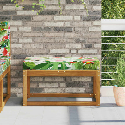 Buiten Zitkussen Groene Bladeren 40 X 40 X 8 Cm 100% Polyester