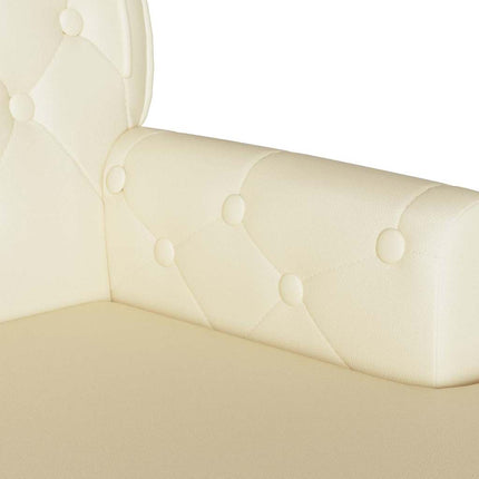 Chesterfield Bank 119,5 X 64,5 X 75 Cm Nep Leer