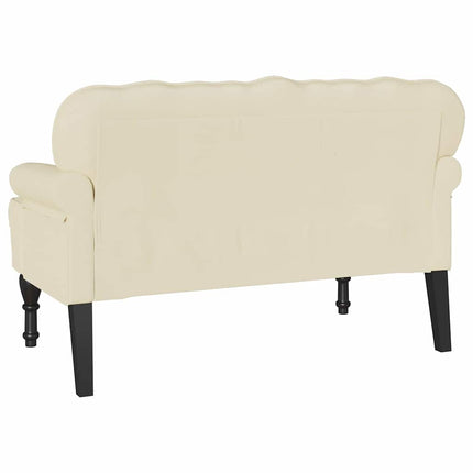 Chesterfield Bank 119,5 X 64,5 X 75 Cm Nep Leer