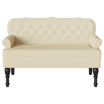 Chesterfield Bank 119,5 X 64,5 X 75 Cm Nep Leer