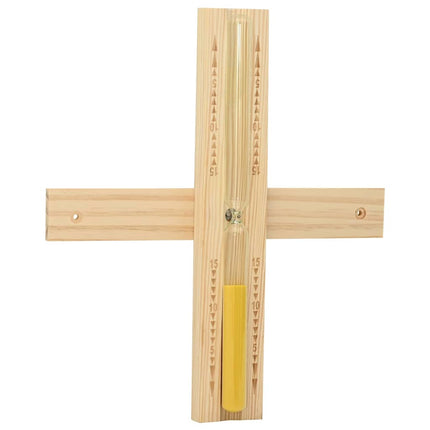 Sauna Accessoire Set 4 Pcs Bruin Massief Vurenhout En Hennep