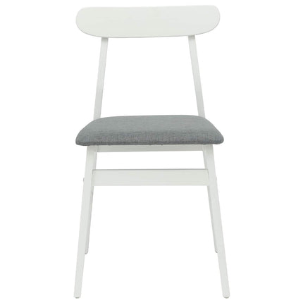 Eetkamerstoel 2 Pcs Massief Rubberhout
