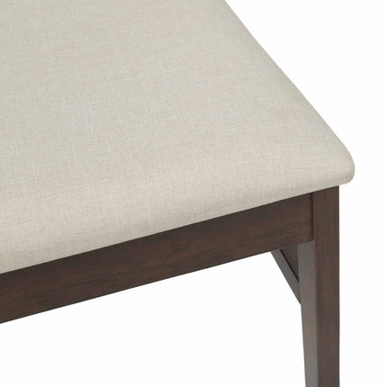 Eetkamerstoel 2 Pcs Massief Rubberhout