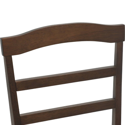 Eetkamerstoel 2 Pcs Massief Rubberhout