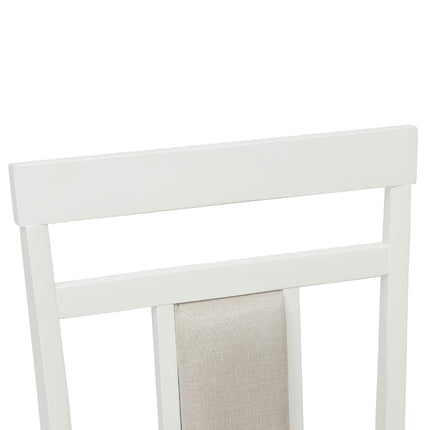 Eetkamerstoel 2 Pcs Massief Rubberhout