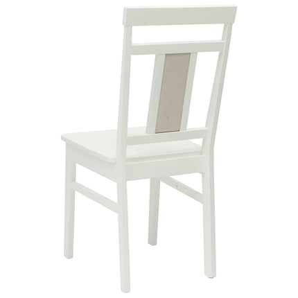 Eetkamerstoel 2 Pcs Massief Rubberhout