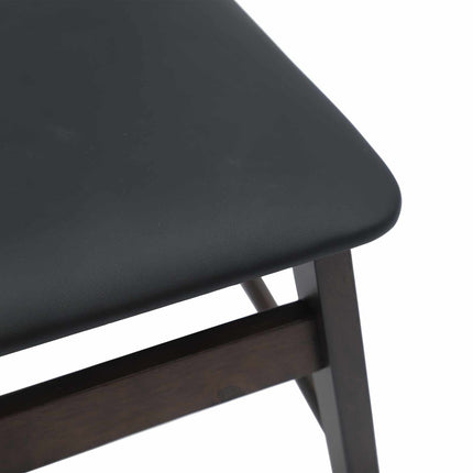 Eetkamerstoel 2 Pcs Massief Rubberhout