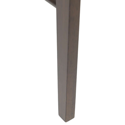 Eetkamerstoel 2 Pcs Massief Rubberhout