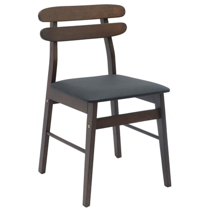 Eetkamerstoel 2 Pcs Massief Rubberhout