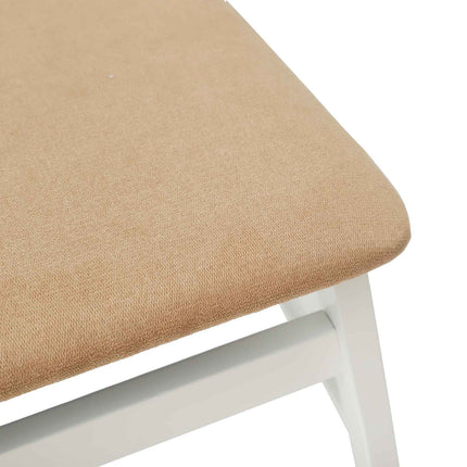 Eetkamerstoel 2 Pcs Massief Rubberhout