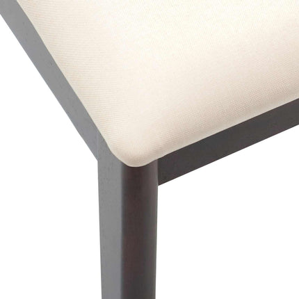 Eetkamerstoel 2 Pcs Massief Rubberhout