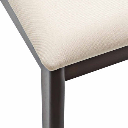 Eetkamerstoel 2 Pcs Massief Rubberhout