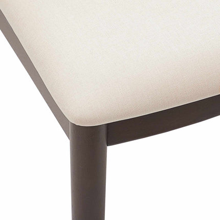 Eetkamerstoel 2 Pcs Massief Rubberhout