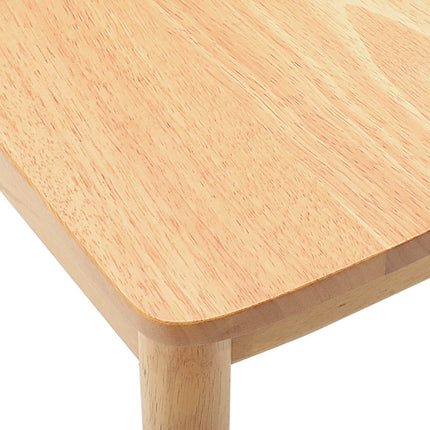 Eetkamerstoel 2 Pcs Massief Rubberhout