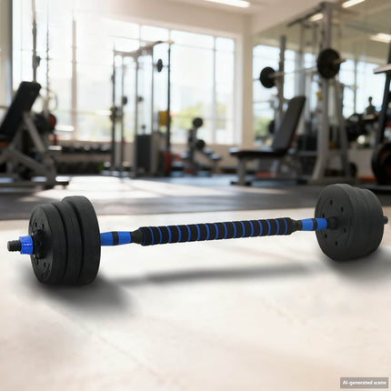 2-In-1 Halter Set 40Kg Cement En Ijzeren Zand