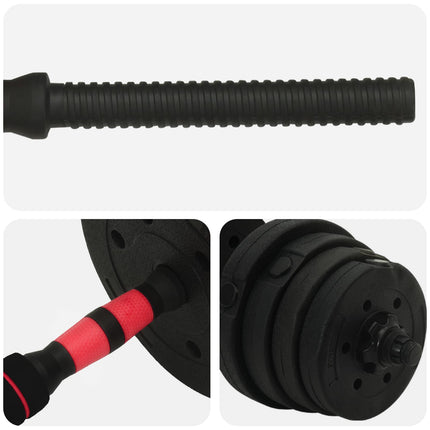 2-In-1 Halter-Barbell Set