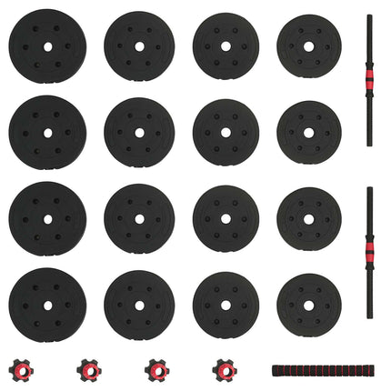 2-In-1 Halter-Barbell Set