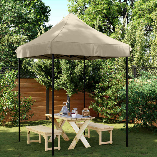 Partytent Taupe 200 x 200 x 306 cm Oxford Stof