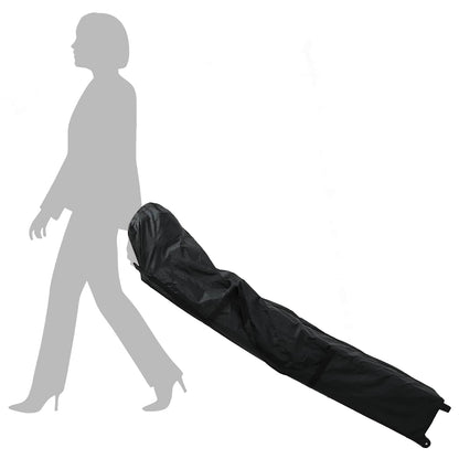 Partytent Bordeauxrood 200 x 200 x 306 cm Oxford Stof