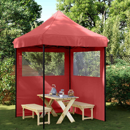 Partytent Bordeauxrood 200 x 200 x 306 cm Oxford Stof
