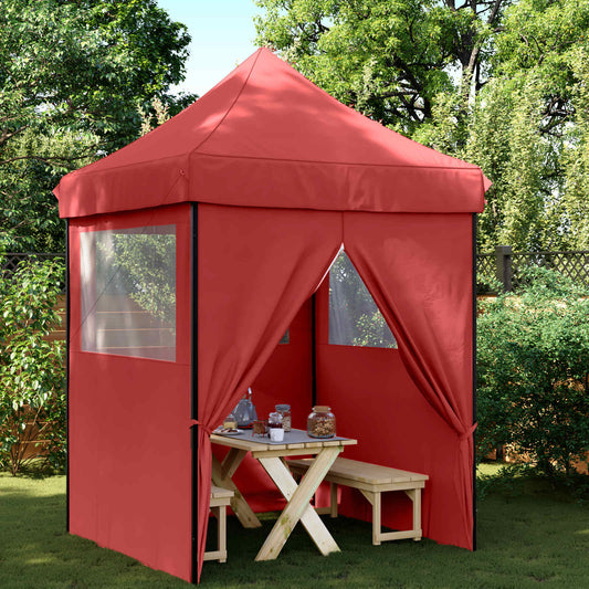 Partytent Bordeauxrood 200 x 200 x 306 cm Oxford Stof