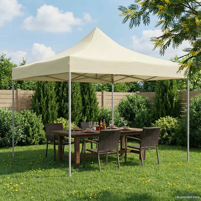 Partytent Crème 291 X 291 X 315 Cm Oxford Stof
