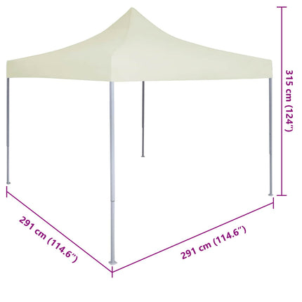 Partytent Crème 291 X 291 X 315 Cm Oxford Stof