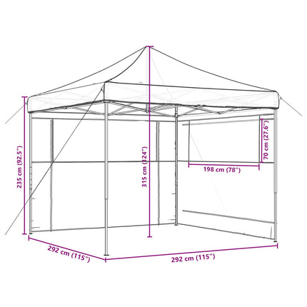 Partytent 292 X 292 X 315 Cm Oxford Stof