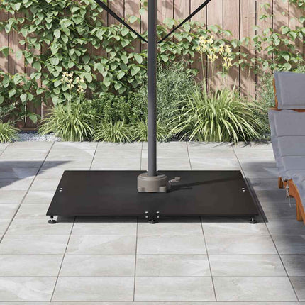 Parasolvoet 100 X 100 X 4 Cm Staal