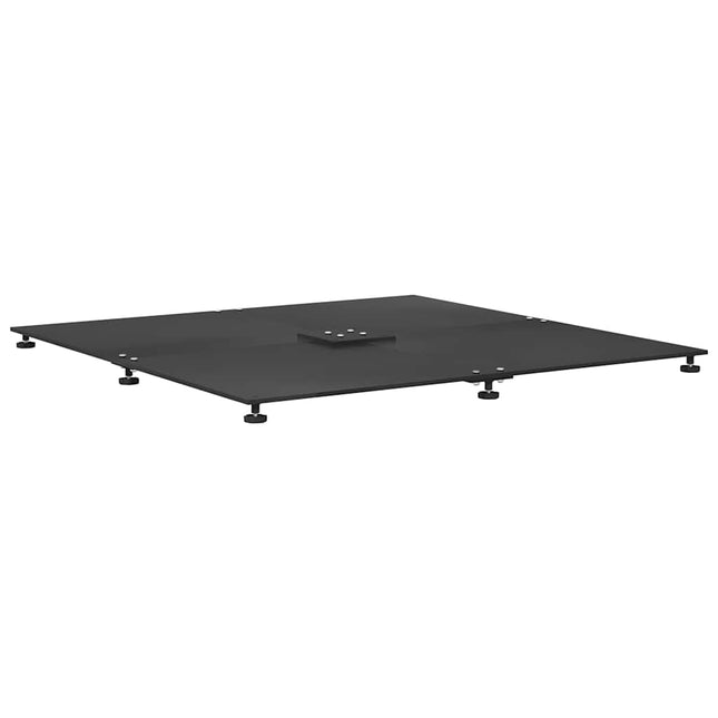 Parasolvoet 100 X 100 X 4 Cm Staal