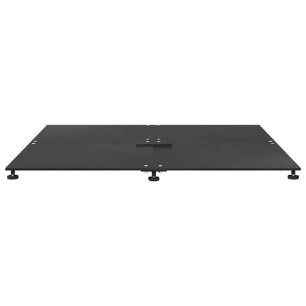 Parasolvoet 100 X 100 X 4 Cm Staal