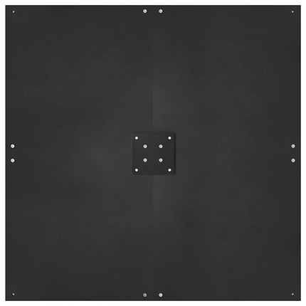 Parasolvoet 100 X 100 X 4 Cm Staal