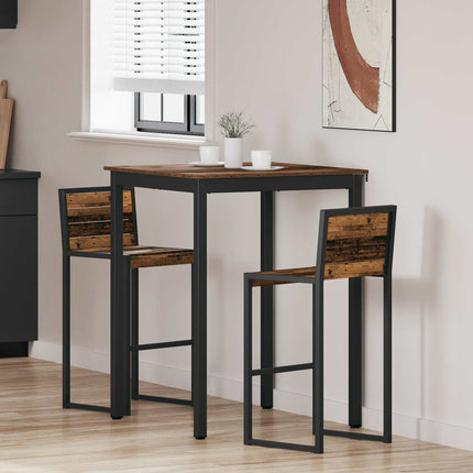 Staande Bartafel Bewerkt Hout