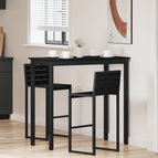 110 x 55 x 105 cm / Zwart eiken