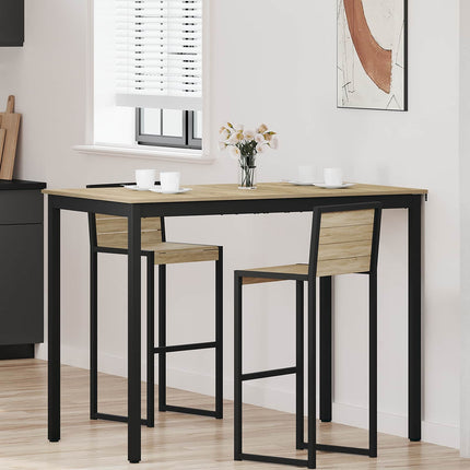Staande Bartafel Bewerkt Hout
