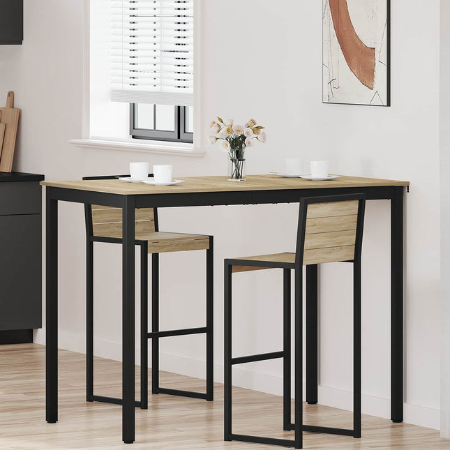Staande Bartafel Bewerkt Hout