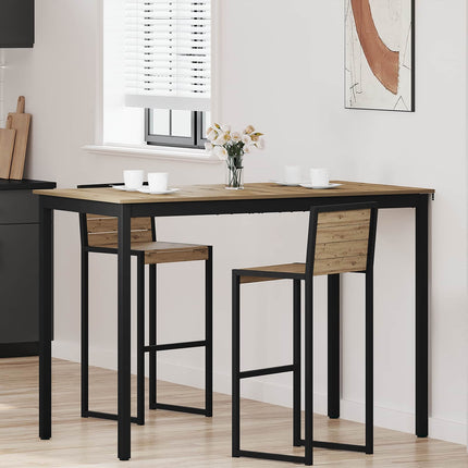 Staande Bartafel Bewerkt Hout