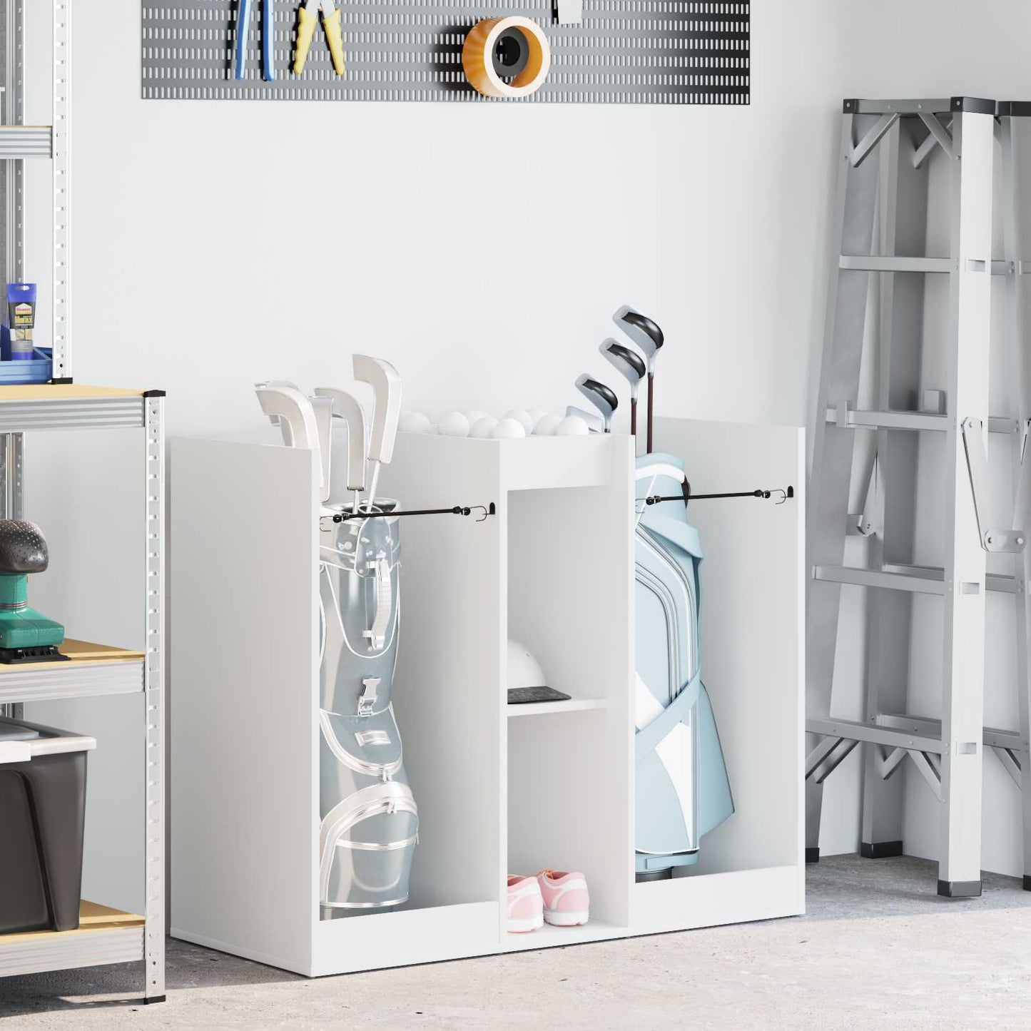 Golfkast Met Wiel Effen