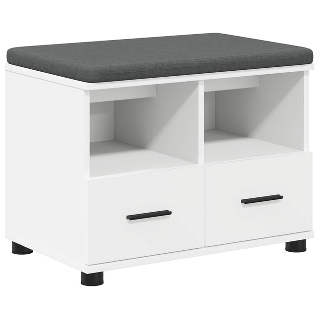 Halbank 60 X 38 X 46 Cm Geïndustrialiseerd Hout En Stof