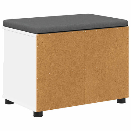 Halbank 60 X 38 X 46 Cm Geïndustrialiseerd Hout En Stof