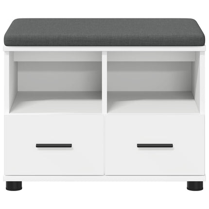 Halbank 60 X 38 X 46 Cm Geïndustrialiseerd Hout En Stof
