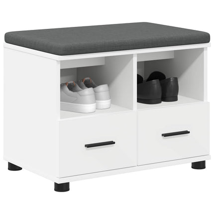 Halbank 60 X 38 X 46 Cm Geïndustrialiseerd Hout En Stof