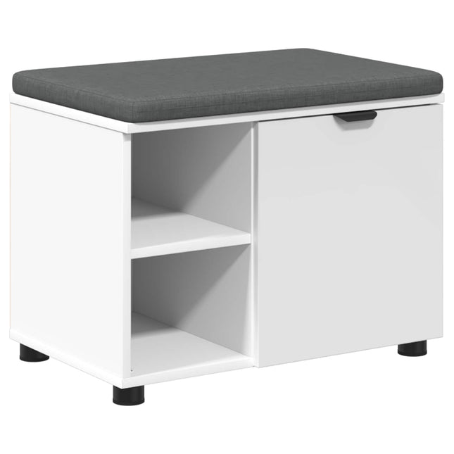 Halbank 60 X 38 X 46 Cm Geïndustrialiseerd Hout En Stof