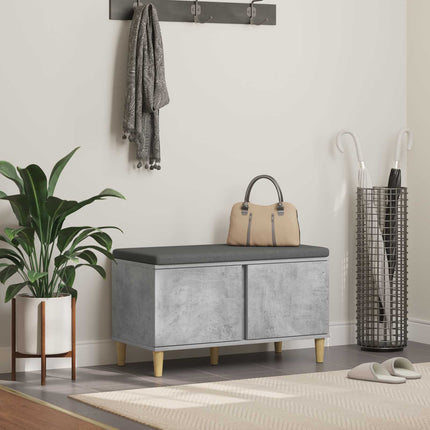 Halbank 60 X 38 X 46 Cm Bewerkt Hout En Stof