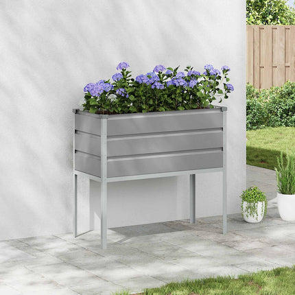 Plantenbak 100 X 45 X 90 Cm Gegalvaniseerd Staal