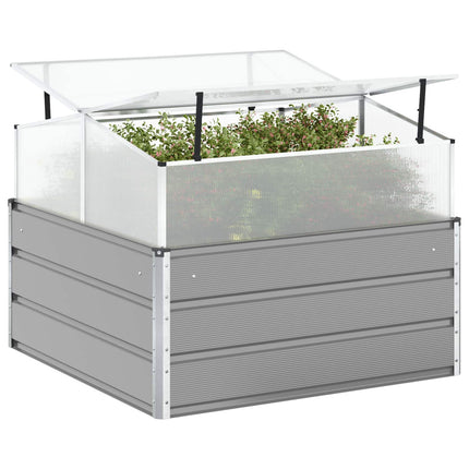 Plantenbak 100 X 100 X 77 Cm Gegalvaniseerd Staal